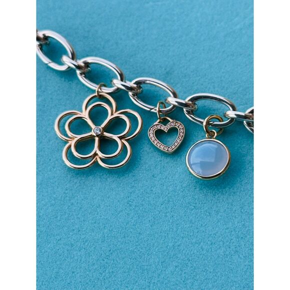 Tiffany & Co. Open Flower Diamond 18k Rose Gold Pendant - Picture 1 of 4